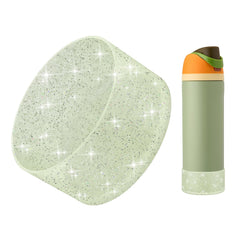 BKBY Protective Glitter Silicone Boot Compatible with Owala 24oz 32oz 40oz Bling Cup Sleeve Bottom Bumper Cover Compatible with Owala FreeSip Twist or Flip Stainless Steel Water Bottles