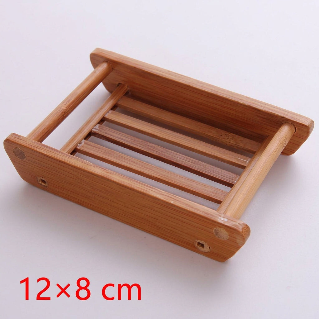Tvålkopp i bambu med ribbor, 12 × 8 cm
